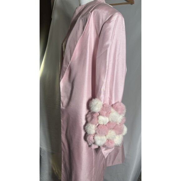 Vintage Collections for Le Suit Dress and Coat Set with Rabbit Fur - Picture 2 of 6